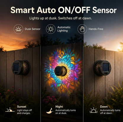 Solar Powered Mandala Light