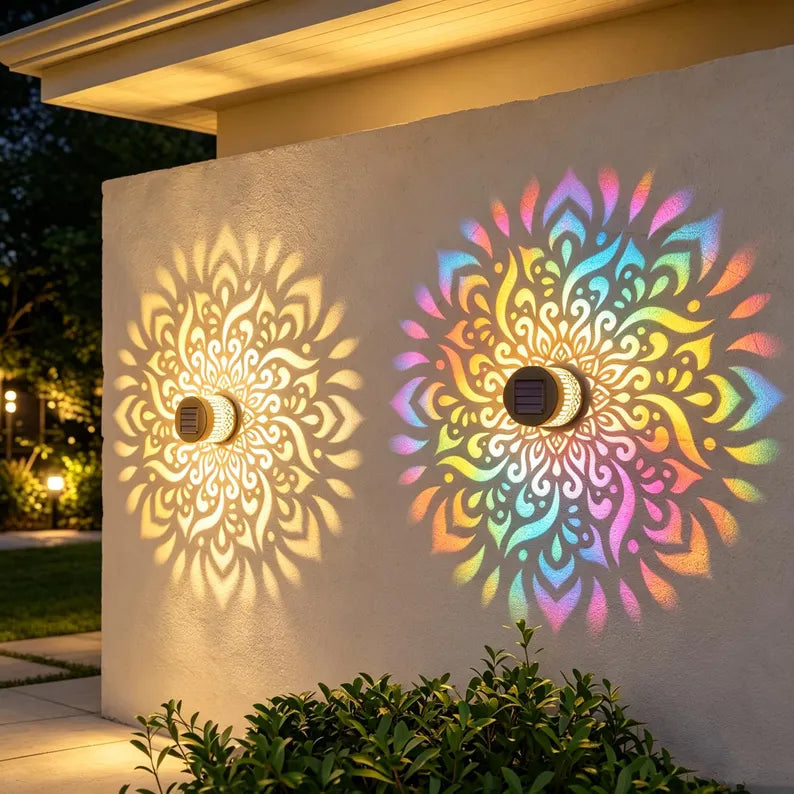 Solar Powered Mandala Light